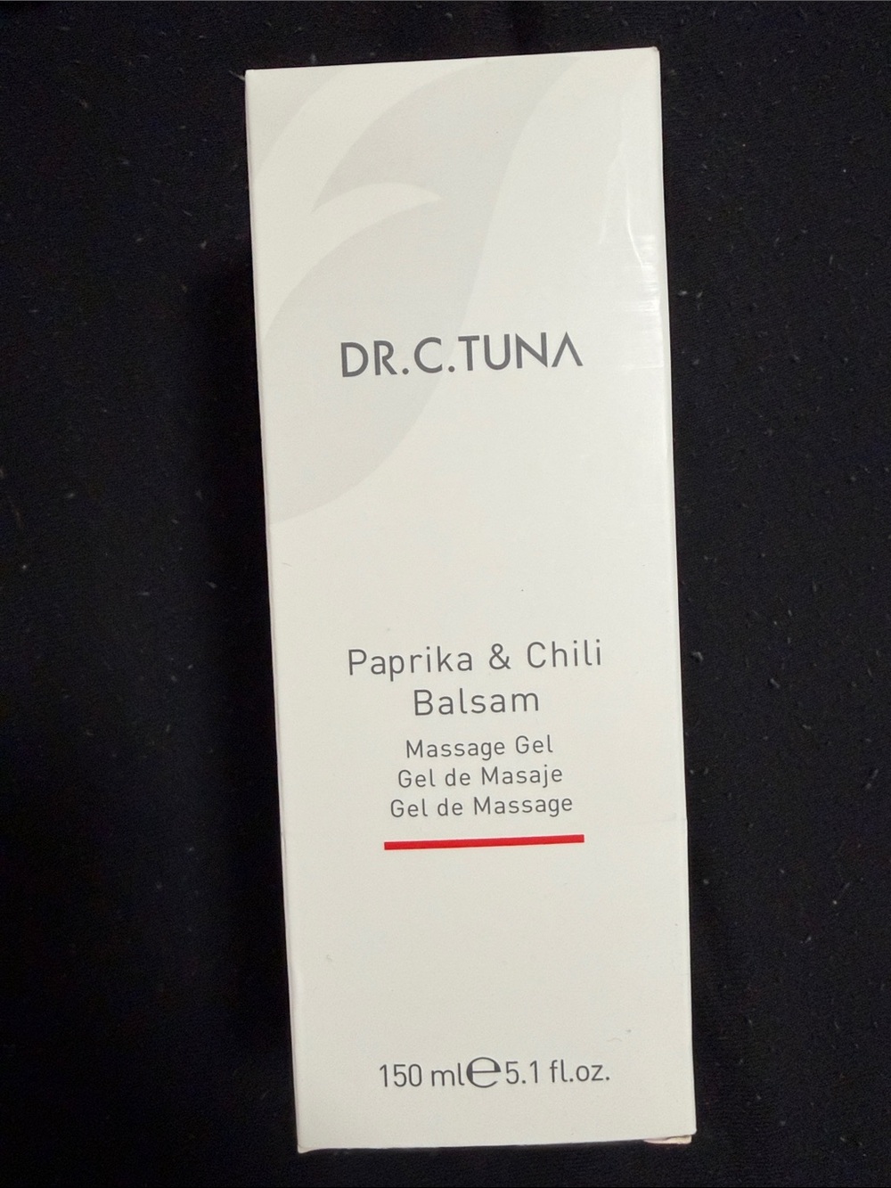 DR. C. TUNA Paprika & Chili Balsam Massage Gel - White Packaging